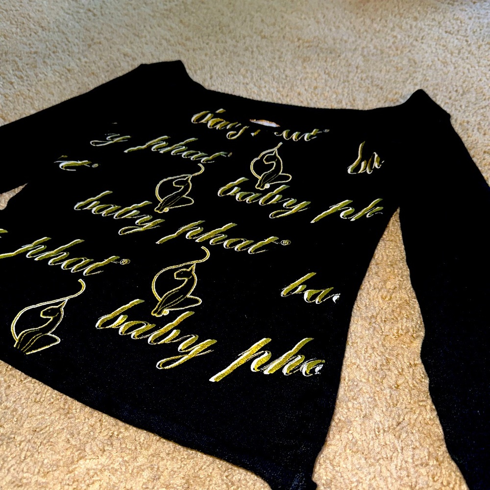 Baby Phat Sweater Y2K Off The Shoulder No Size Probably Women’s Small